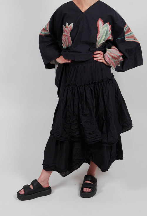 Elorganza Skirt in Kaviar