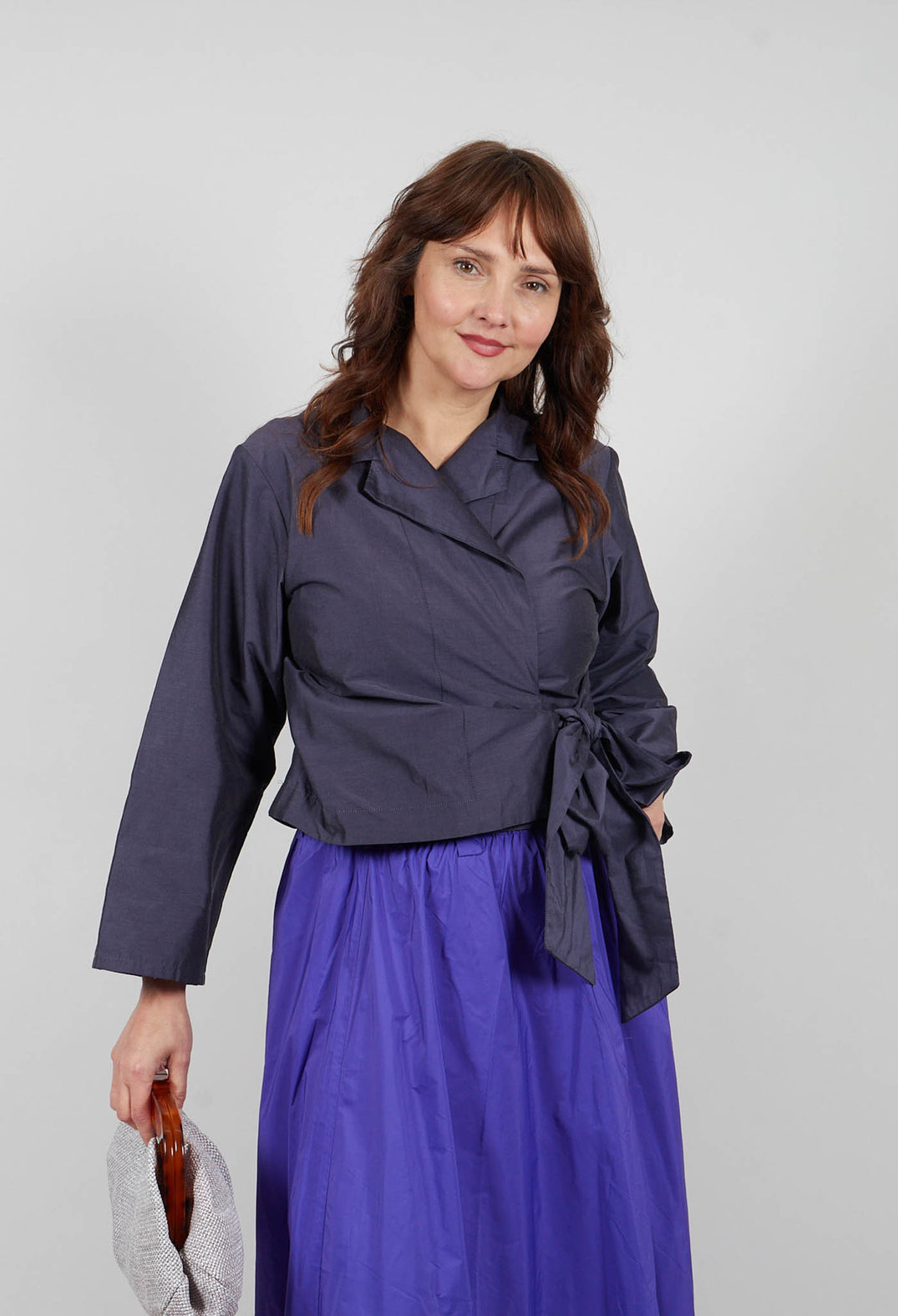 Wrap Top in Lila