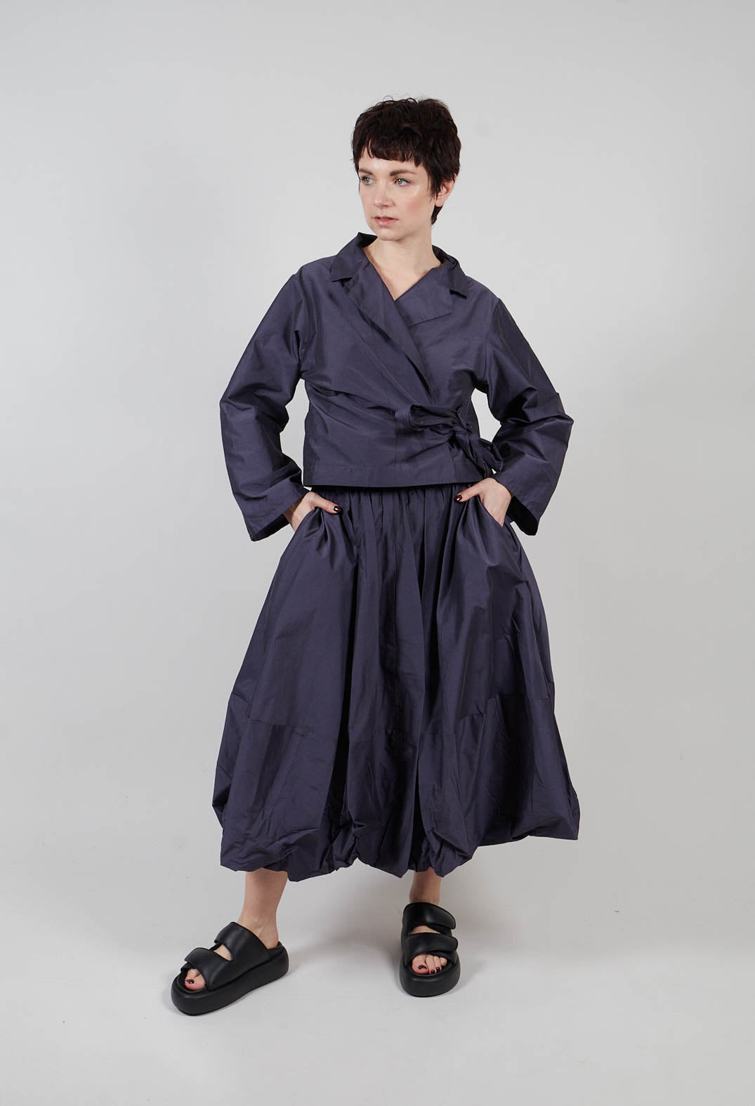 Pleated Skirt in Lila