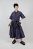 Shirt Style Dress in Lila