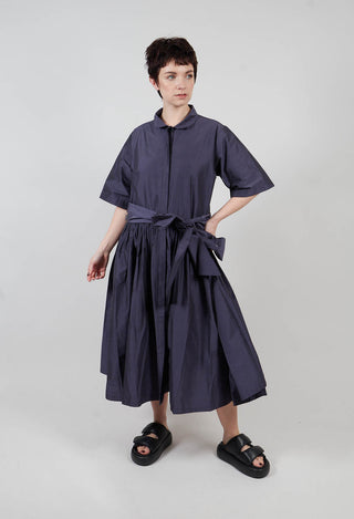 Shirt Style Dress in Lila