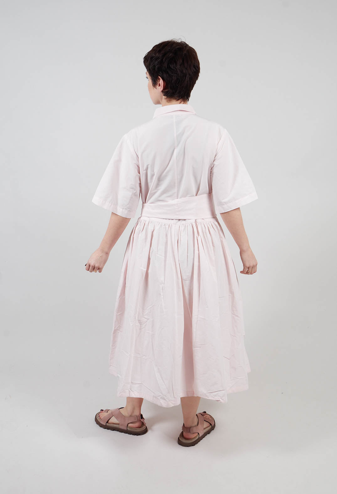 Shirt Style Dress in Pink