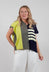 Boxy Top in Limoblue