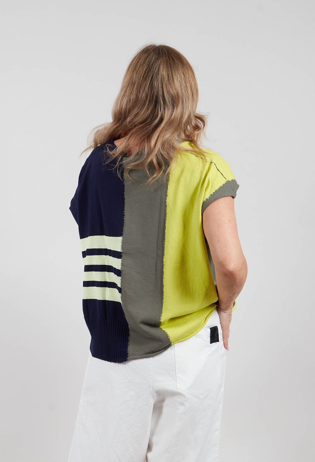 Boxy Top in Limoblue