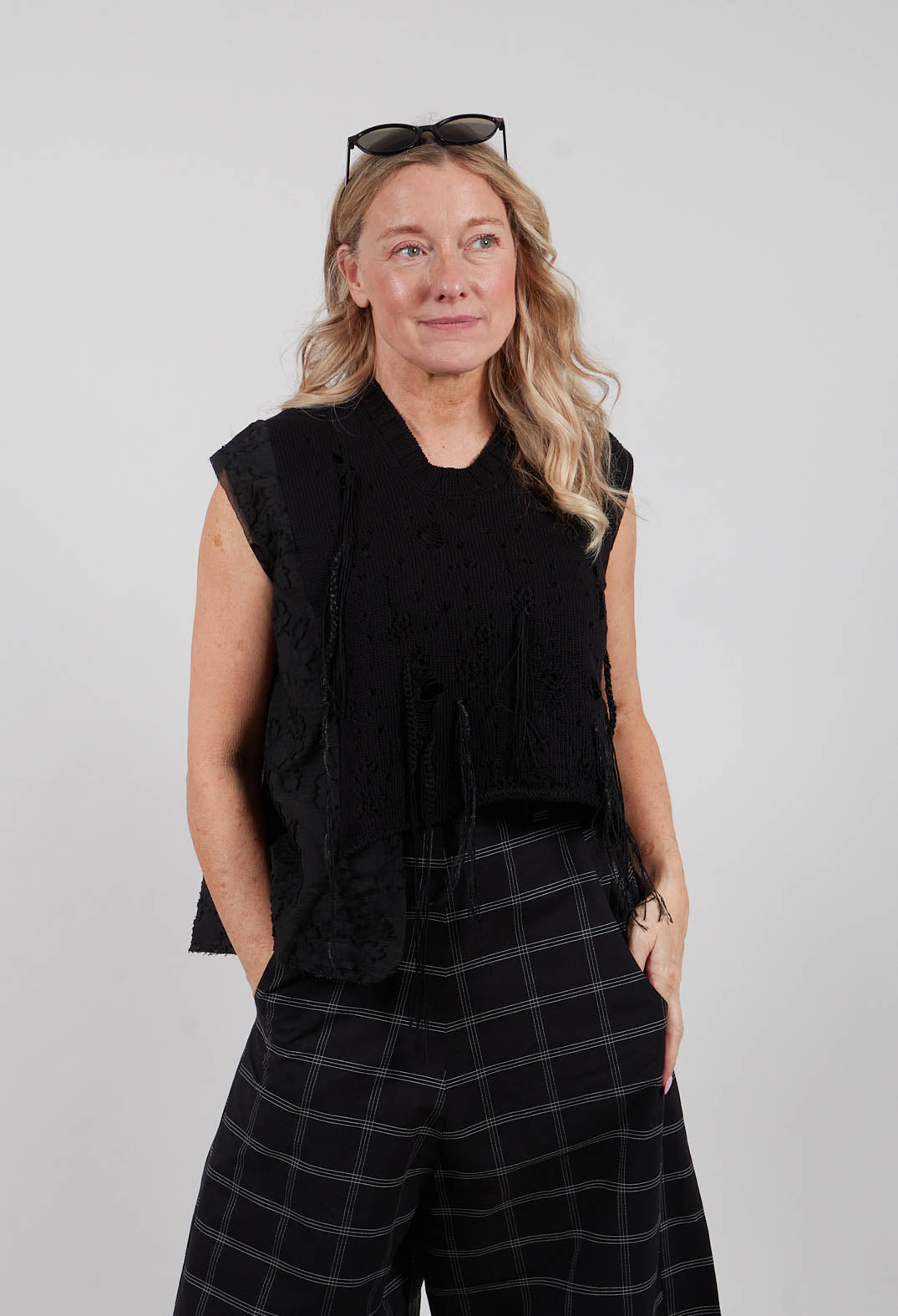 Sleeveless Top in Black