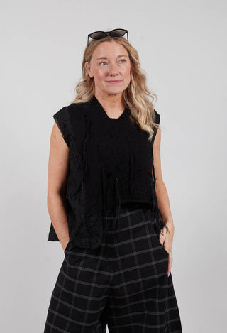 Sleeveless Top in Black