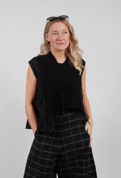 Sleeveless Top in Black