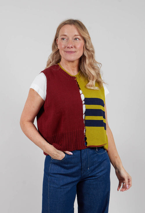 Knitted Top in Goldenbery