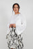 Cropped Sweater in 7 White