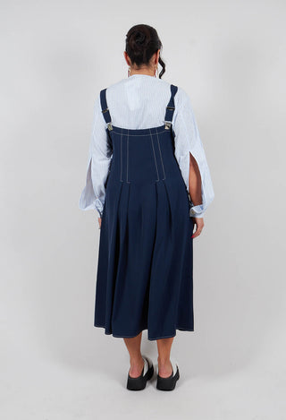 Pinafore Dress in Marine