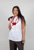 Sleeveless Tunic Top in White