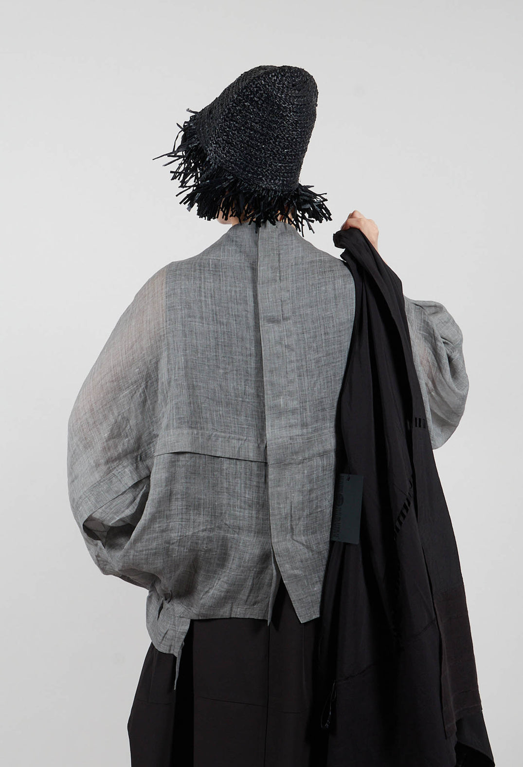 Asymmetric Jacket in Grey