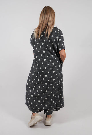 V-Neck Dress in Black