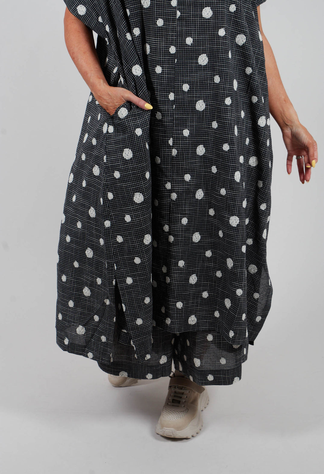 V-Neck Dress in Black