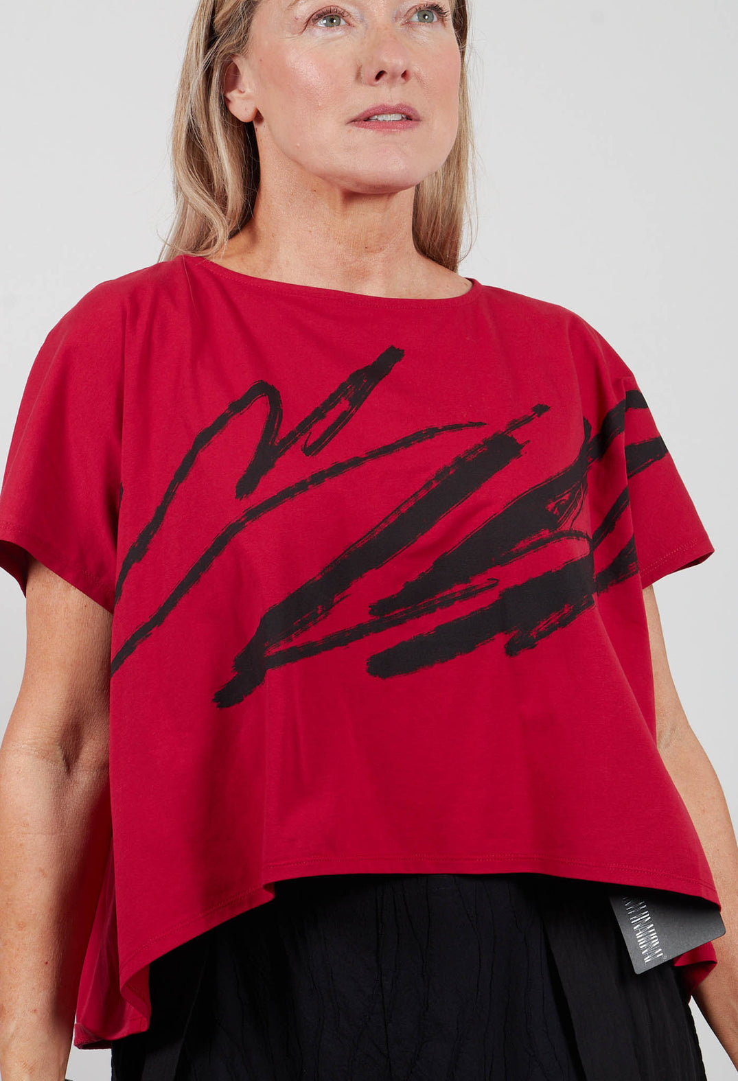 Logo Tee in Red