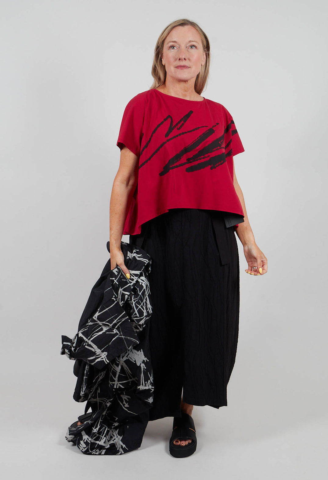 Logo Tee in Red