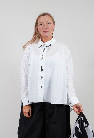 Hi Lo Hem Shirt in White