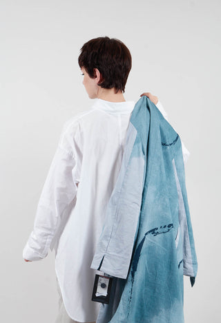 Hi Lo Hem Shirt in White