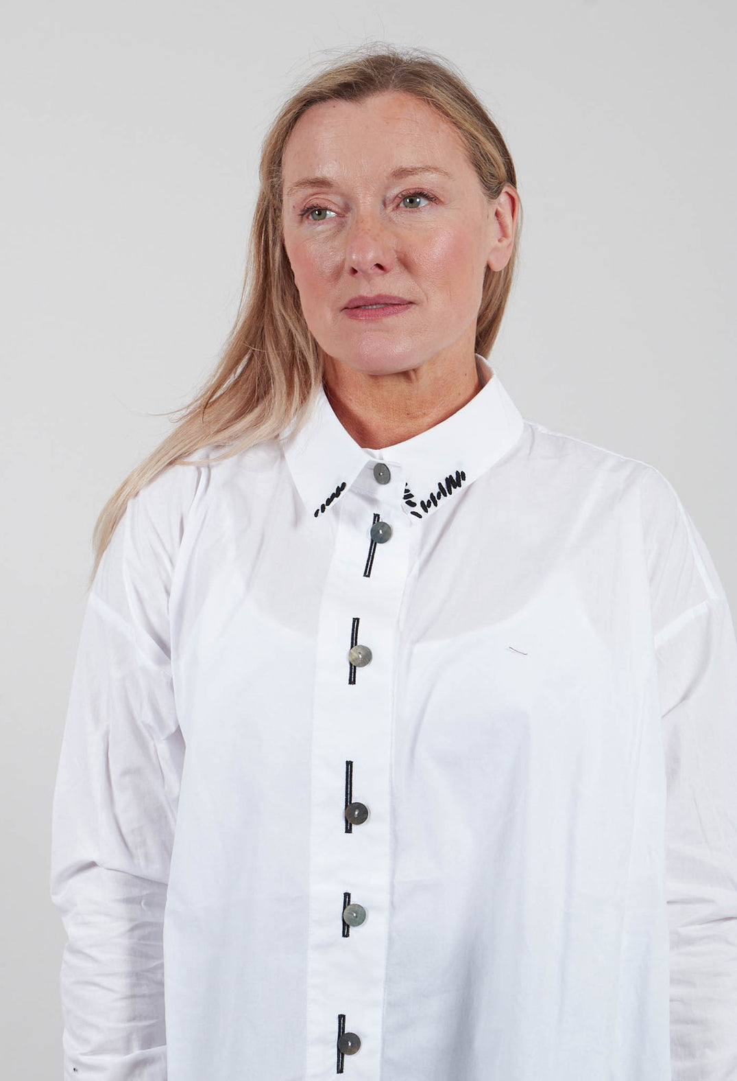 Hi Lo Hem Shirt in White