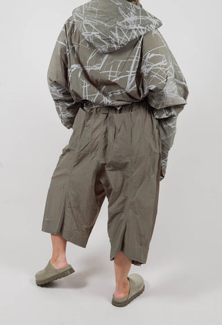 Barrel Leg Trouser in Green