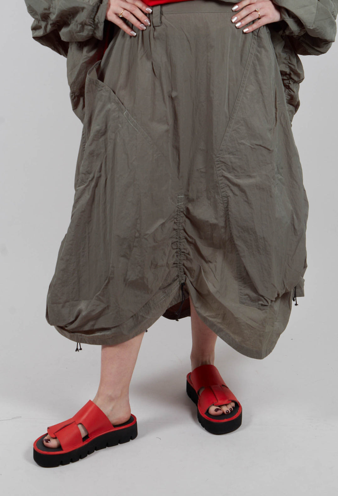 A-Line Skirt in Green