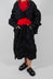 Crinkle Effect Skirt in Black
