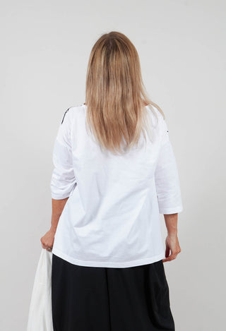 Scribble Top in White