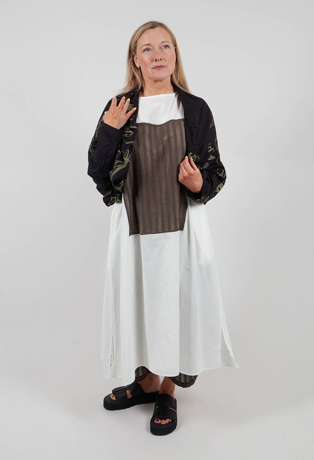 Scribble Cardigan in Black
