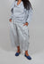 Ruffle Trousers in Blue