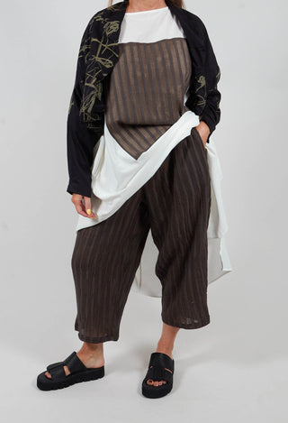 Wide Leg Trouser in Grey