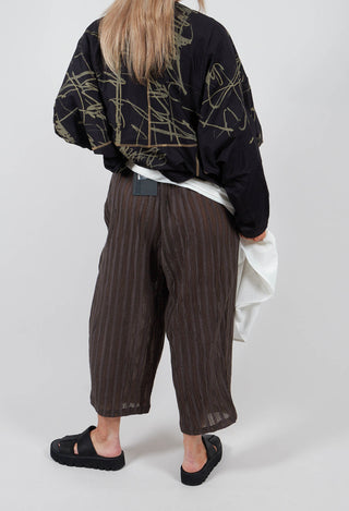 Wide Leg Trouser in Grey