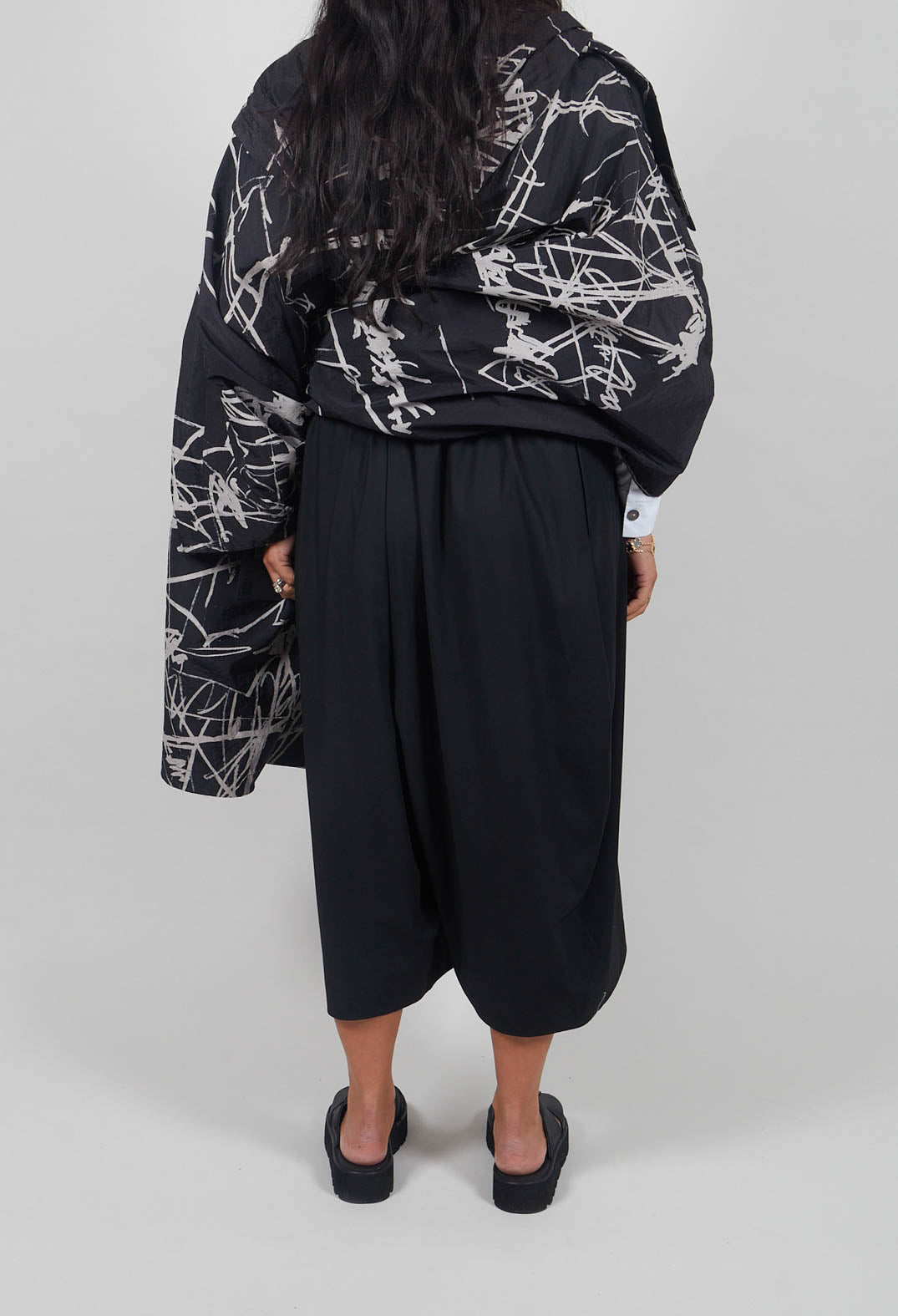Skirt Trouser in Black