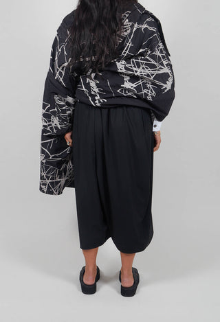 Skirt Trouser in Black