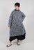 Stand Up Collar Dress in Blue