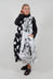 Scribble Dress in White