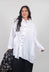 Ruffle Shirt in White