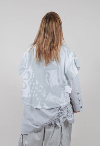 Patterned Shirt in White