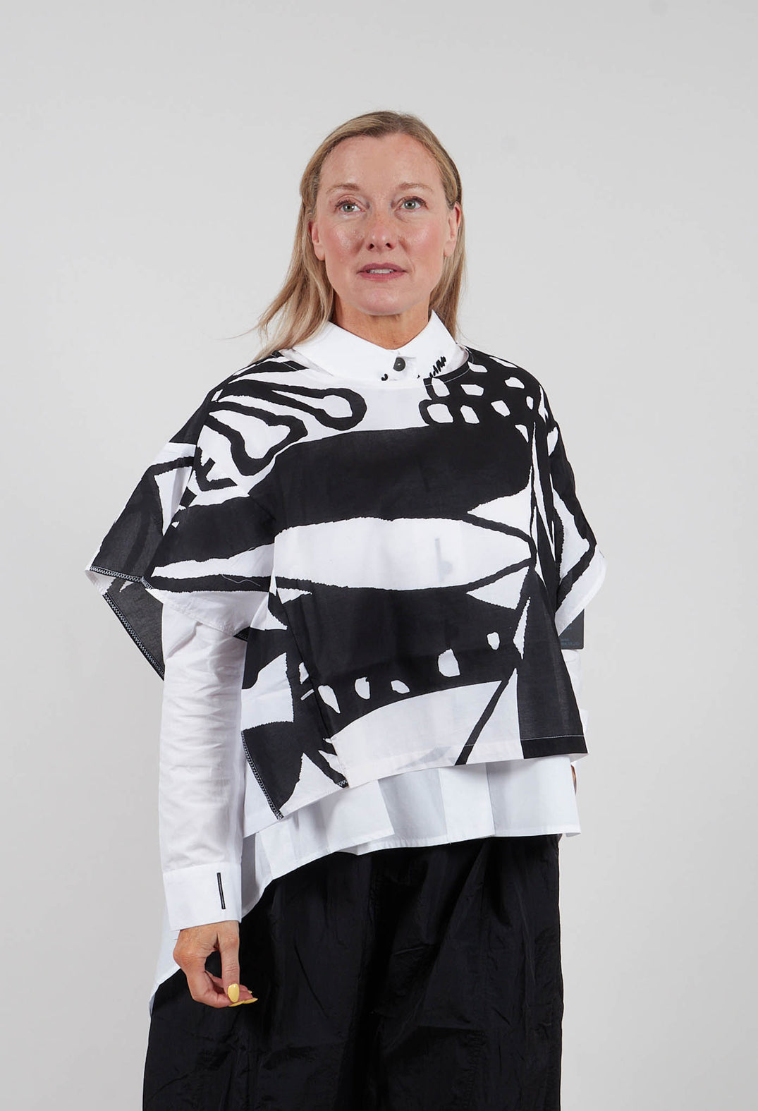 Patterned Shirt in Black