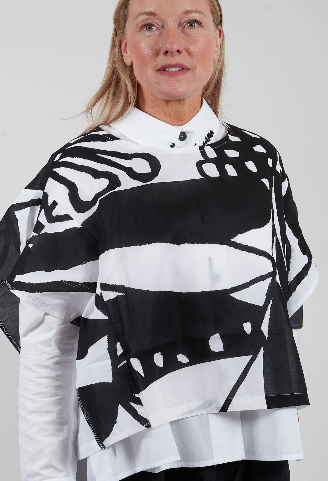Patterned Shirt in Black