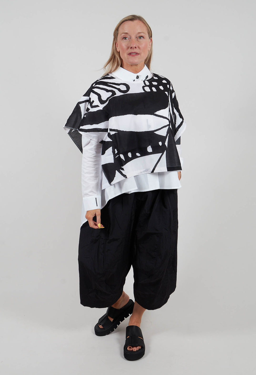 Patterned Shirt in Black