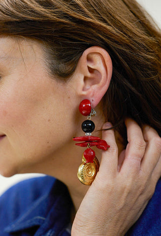 Sea 2 Stars Eardrops in Multicolour