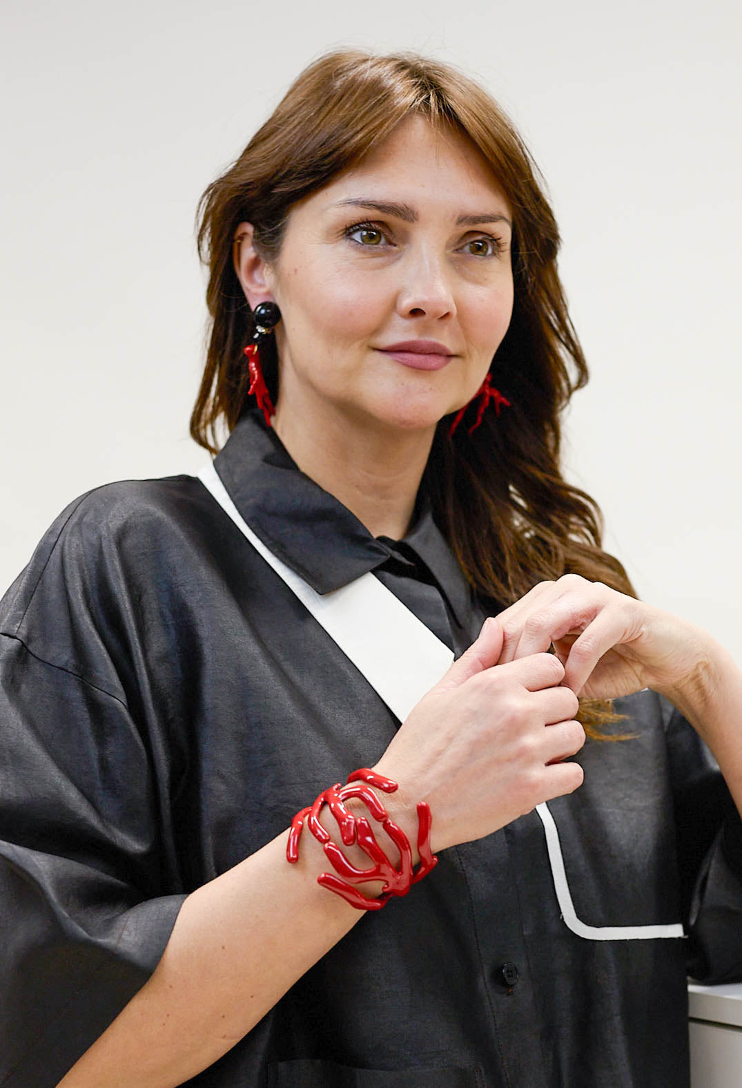 Branches Bracelet in Red