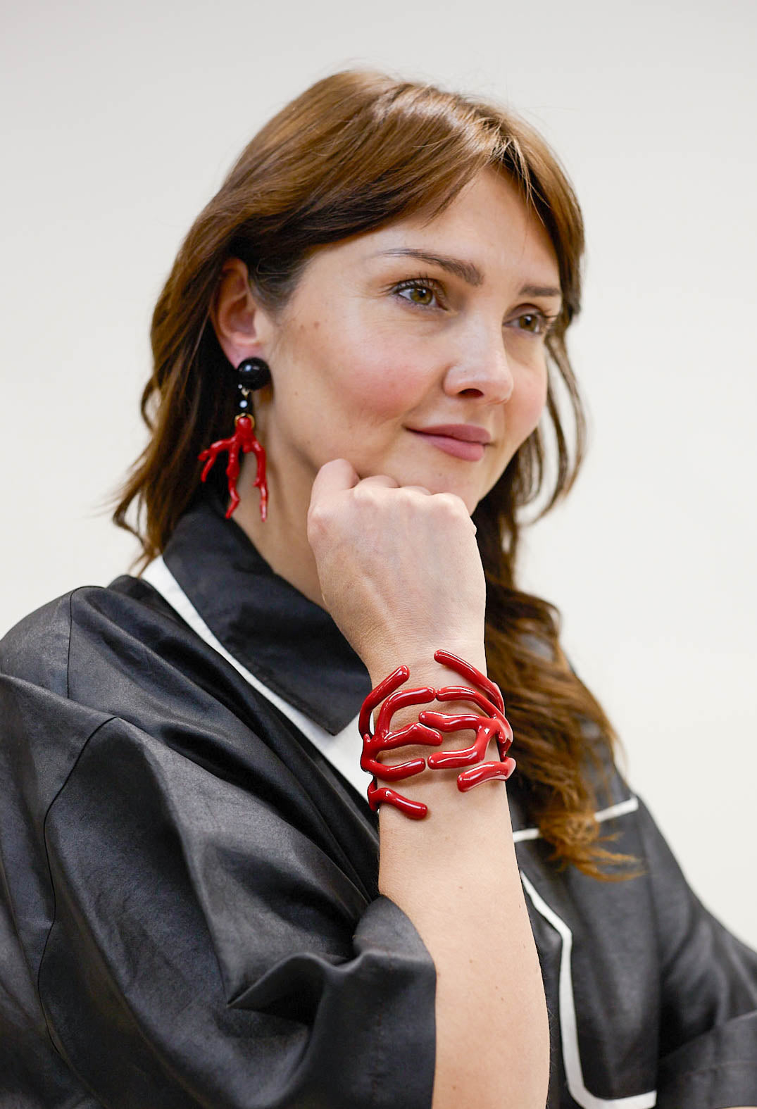 Branches Bracelet in Red