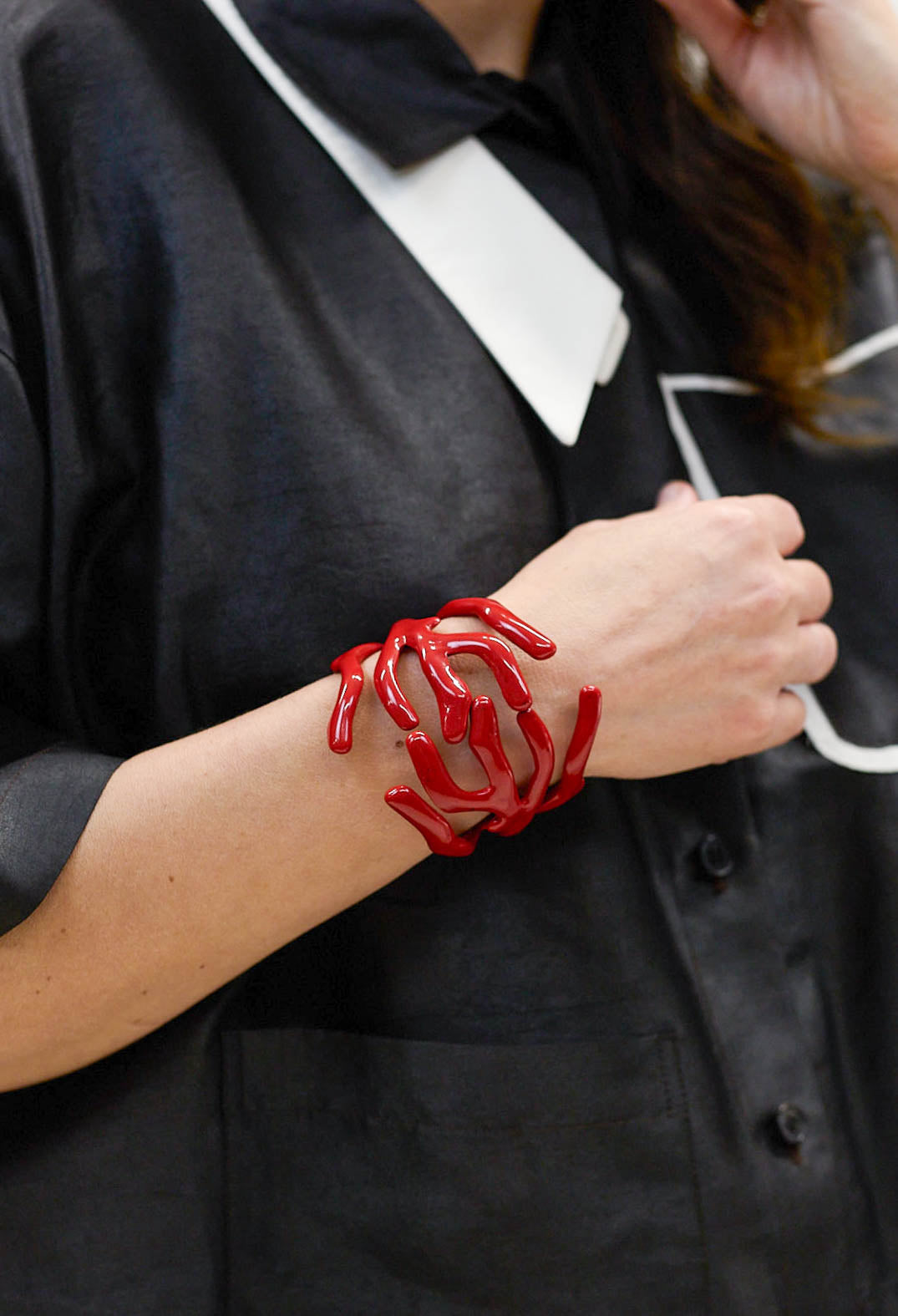 Branches Bracelet in Red