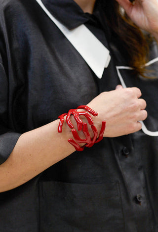 Branches Bracelet in Red