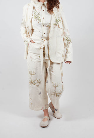Summer Trousers in Jardin D'Ete