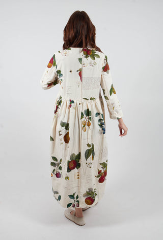 Loose Front Dress in Les Fruits