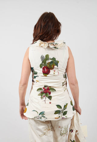 Ruffle Top in Les Fruits