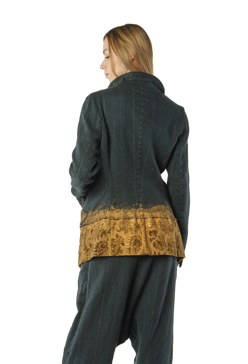 PRE-ORDER - Jacket in Purple Stripe (Pictured in Petrol Stripe) - 1021110
