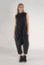 PRE-ORDER - Sleeveless Jumpsuit in Black Stripe - 1021309
